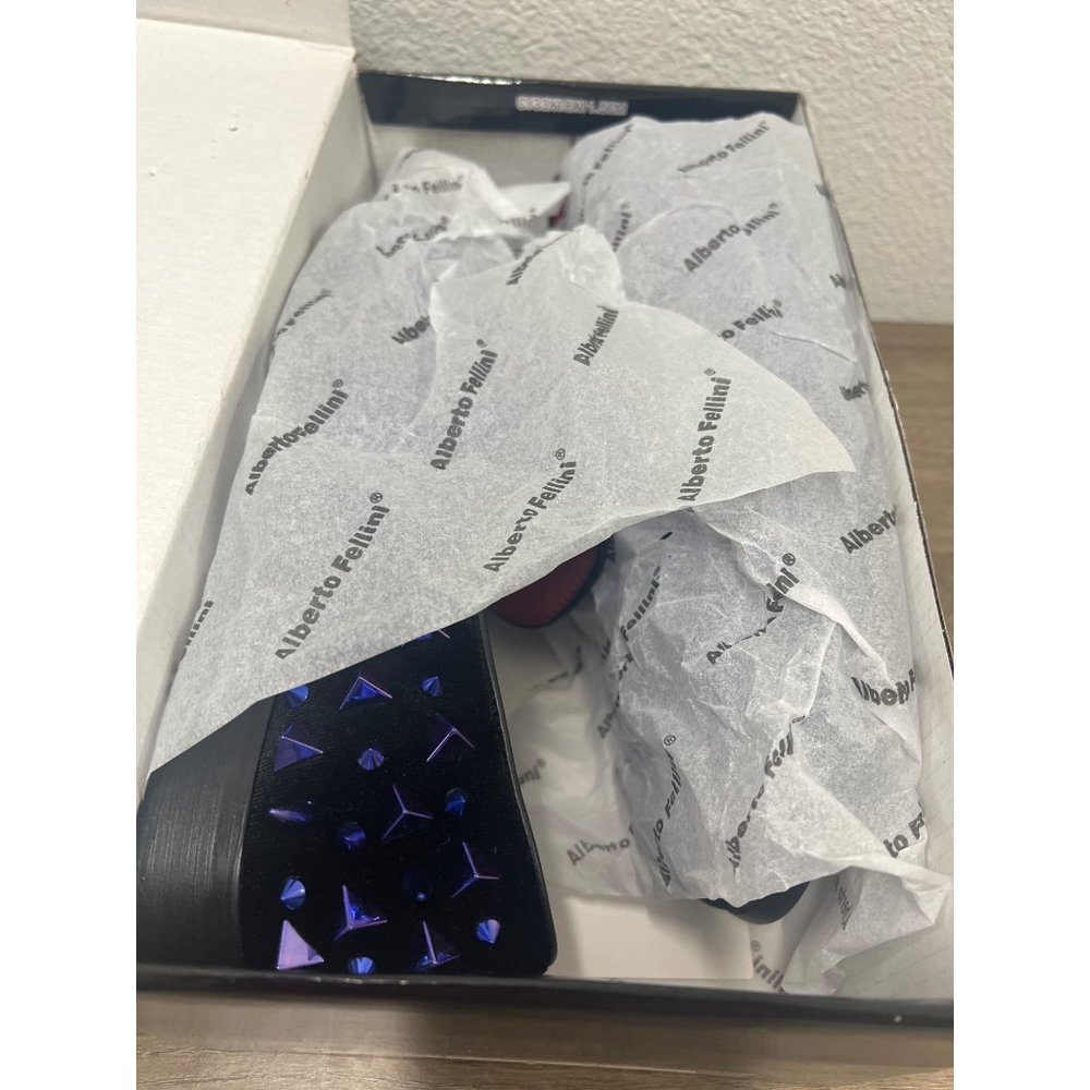 Men's Vintage Spike Dress Loafers Slip On Fashion Shoes Classic Tuxedo Dress - Picture 9 of 10